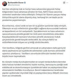 MSB: İran'dan ateşlenen balistik mühimmat, etkisiz hale getirildi (2)