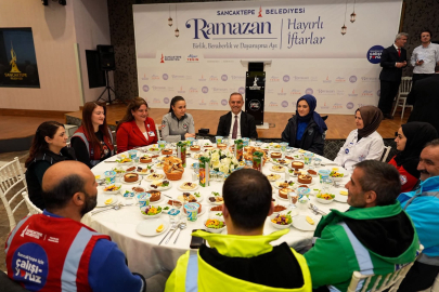 Sancaktepe Belediyesi çalışanları iftar programında bir araya geldi