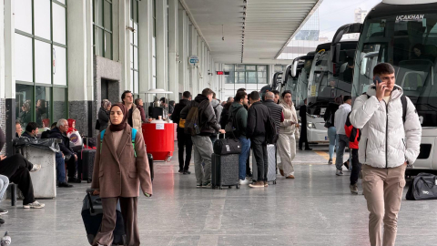 AŞTİ'de bayram yoğunluğu