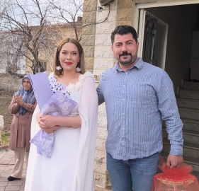 Iğdır’da Nevruz geleneği: Nişanlı kızlara ‘honca’ gönderildi