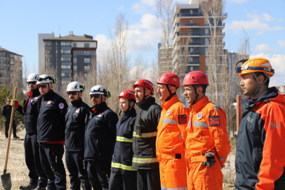 Kastamonu'da  heyelan tatbikatı