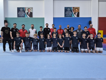 Milli sporcular 'Budapeşte Cimnastik Cup' yarışması hazırlıklarını Malatya'da sürdürüyor
