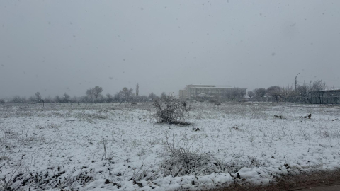 Malatya'da kar yağışı etkili oldu