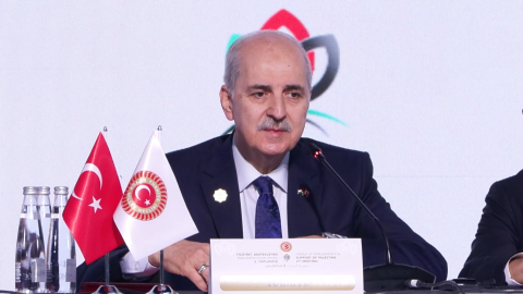 TBMM Başkanı Kurtulmuş: Ortadoğu'da kalıcı huzurun yolu iki devletli siyasi ufkun hayata geçirilmesini gerektirmektedir
