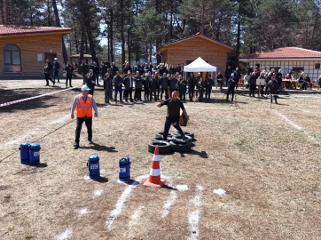 Ormancılar, zorlu parkurlarda kıyasıya yarıştı