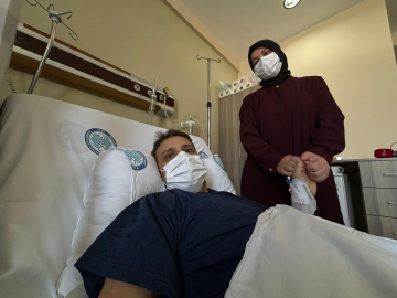 Siroz hastası eşini yaşatmak için 21 kilo verip, donör oldu