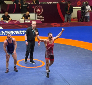 Murat Fırat, Avrupa Güreş Şampiyonası'nda finale yükseldi / Ek fotoğraf eklendi