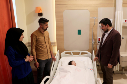 Götürüldüğü hastanede damak yarığı tespit edilen bebek ameliyatla sağlığına kavuştu