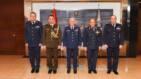 Hava Kuvvetleri Komutanı Orgeneral Kadıoğlu, Mısır'dan gelen askeri heyeti kabul etti