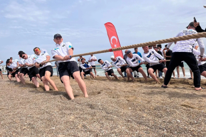 Mersin'de Uluslararası 2'nci Turan Cup Halat Çekme Turnuvası düzenlendi