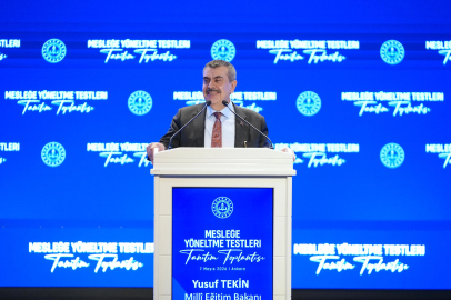 Bakan Tekin: Mesleğe yönlendirmedeki doğru adımlar bize ciddi katkı sağlayacak