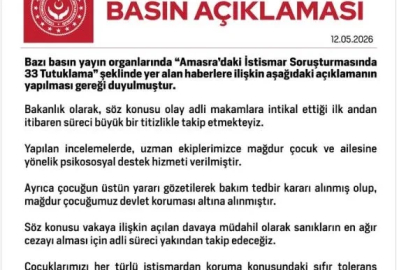 Bakanlıktan, 'Amasra'daki istismar soruşturması'na ilişkin açıklama