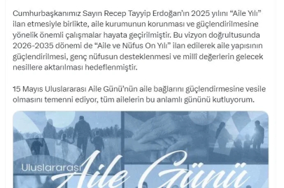 İletişim Başkanı Duran'dan 'Aile Günü' mesajı