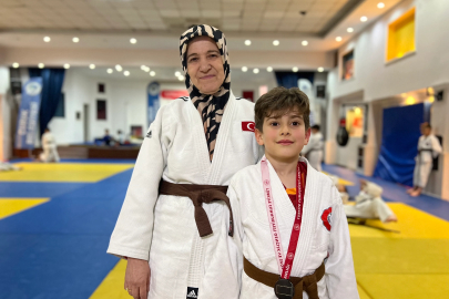 Anneannesinin çalıştırdığı Aras, judoda Türkiye 3'üncüsü oldu