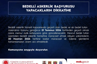MSB'den 'bedelli askerlik tutarı' açıklaması