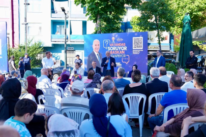 Ümraniye Belediye Başkanı Yıldırım, vatandaşlarla buluştu 
